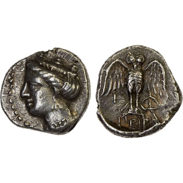 PONTOS: Amisos, AR drachm (5.46g), ca. 400-350 BC, VF