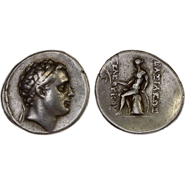SELEUKID KINGDOM: Seleukos IV Philopator, 187-175 BC, AR tetradrachm (16.91g), Antioch on the Oronte