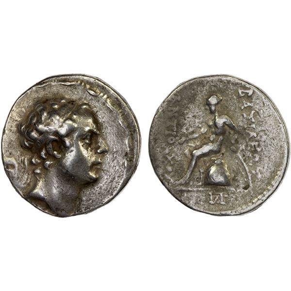 SELEUKID KINGDOM: Antiochos IV Epiphanes, 175-164 BC, AR tetradrachm (16.93g), Seleukeia on the Tigr