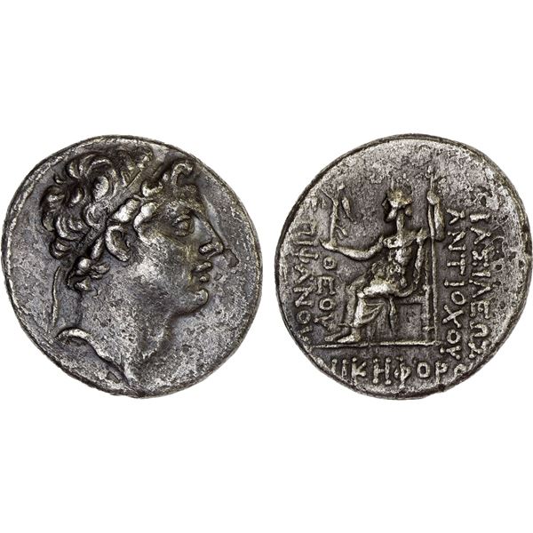 SELEUKID KINGDOM: Antiochos IV Epiphanes, 175-164 BC, AR tetradrachm (15.38g), Antioch on the Oronte