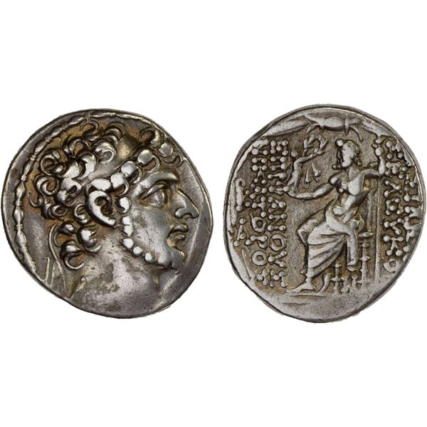 SELEUKID KINGDOM: Seleukos VI Epiphanes Nikator, ca. 96-94 BC, AR tetradrachm (15.91g), Antioch on t