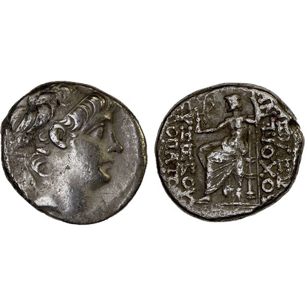 SELEUKID KINGDOM: Antiochos X Eusebes Philopator, ca. 94-88 BC, AR tetradrachm (14.54g), Antioch on 