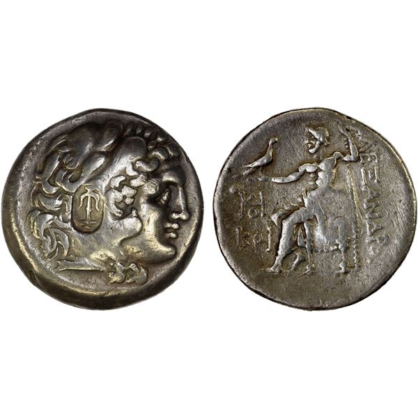 THRACE: Odessos, AR tetradrachm (16.37g), ca. 225-200 BC, VF