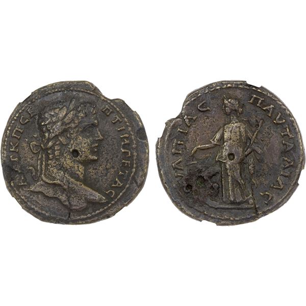 ROMAN PROVINCIAL, THRACE: Pautalia, Geta, 209-211 AD, AE31 (16.51g), NGC Choice Fine