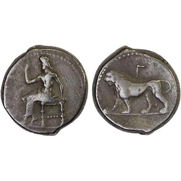 BABYLONIA: Anonymous, AR stater (15.94g), ca. 328-311 BC, Fine