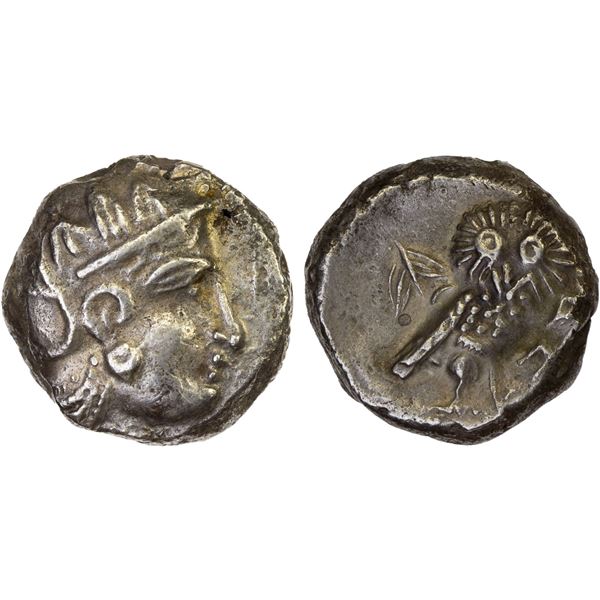 MESOPOTAMIA: Alexandrine Empire, AR tetradrachm (16.54g), 4th-3rd century BC, VF