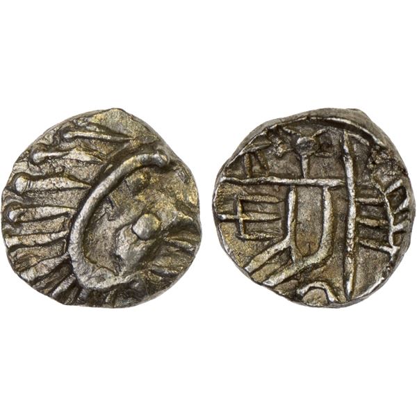 EASTERN ARABIA: Mleiha Series, BI obol (0.87g), ca. 1st c. BC to 2nd c. AD, Choice VF