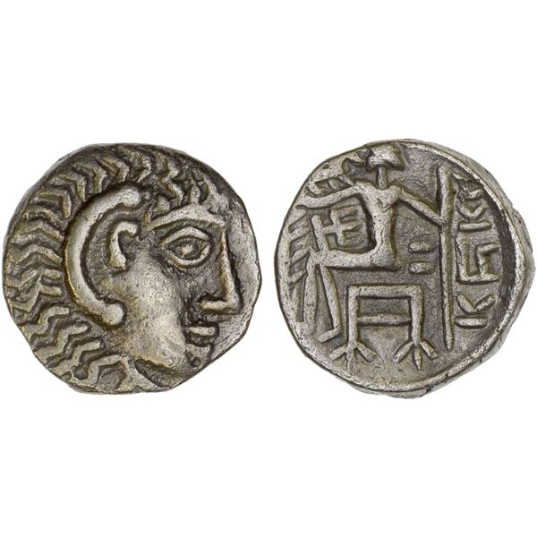 EASTERN ARABIA: Mleiha Series, BI drachm (3.89g), ca. 1st c. BC to 2nd c. AD, VF
