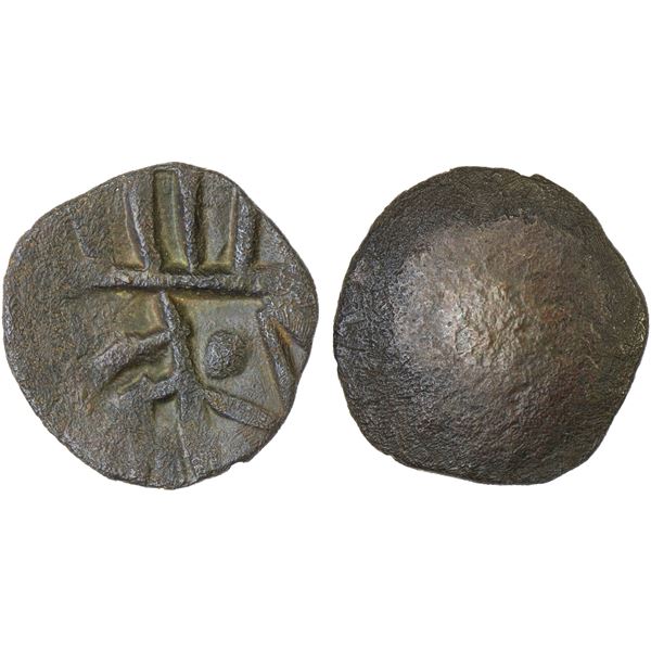 EASTERN ARABIA: Mleiha Series, AE fraction (1.45g), ca. 2nd century AD, Choice VF