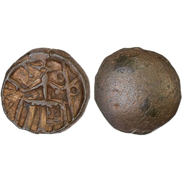 EASTERN ARABIA: Mleiha Series, AE didrachm (7.44g), ca. 2nd century AD, VF