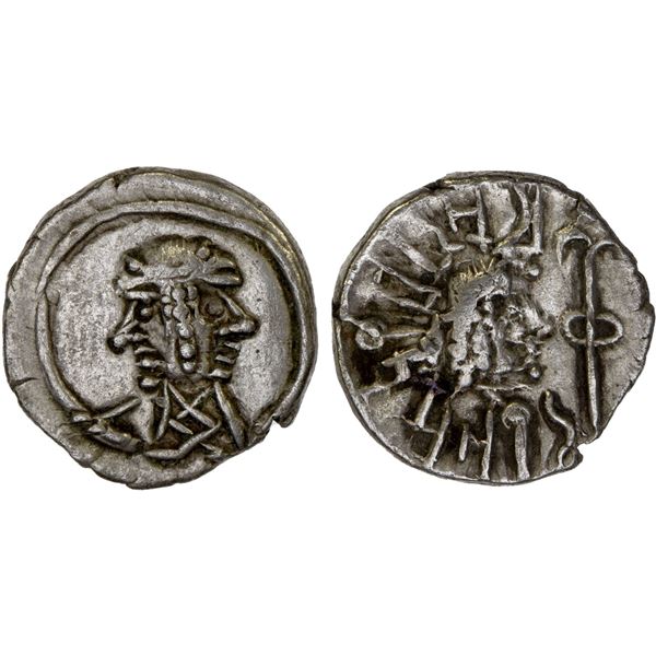 HIMYARITE: 'Amdan Bayyin, ca. 100-120 AD, AR unit (0.90g), Raydan, VF
