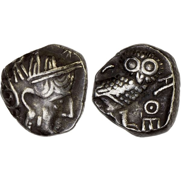 SABAEAN: Anonymous, AR unit (4.81g), 4th-3rd century BC, VF
