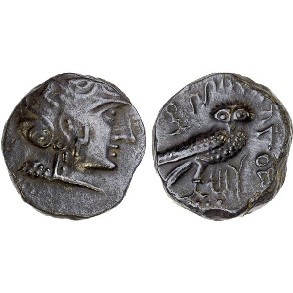 SABAEAN: Anonymous, AR unit (5.60g), 3rd-2nd century BC, Choice VF