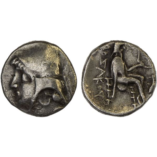 PARTHIAN KINGDOM: Mithradates I, c. 171-138 BC, AR drachm (3.87g), VF