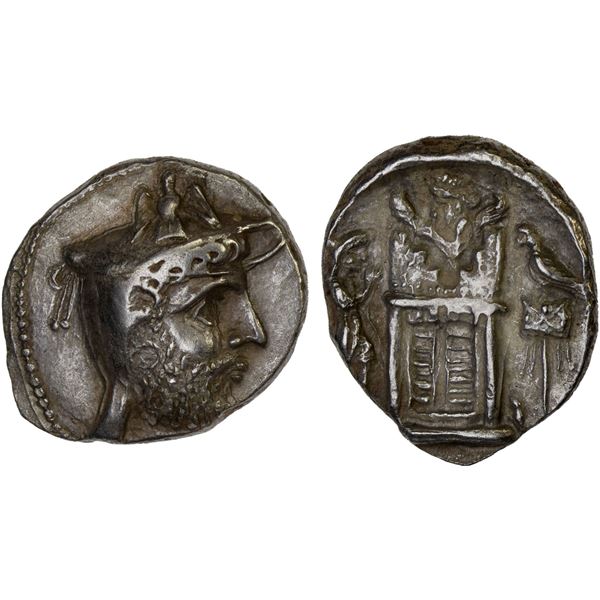 PERSIS KINGDOM: Vadfradad (Autophradates) II, early 2nd century BC, AR drachm (4.17g), VF