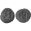 Image 1 : SASANIAN KINGDOM: Khusro II, 591-628, AE pashiz (1.28g), LD (Rayy), VF