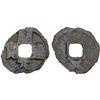 Image 1 : BUKHARA: Unknown ruler, ca. 640-708, AE cash (2.96g), F-VF