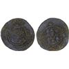 Image 1 : ARAB-SASANIAN: 'Abd Allah b. 'Amir, ca. 661-664, AE pashiz (2.00g), KALCA (tentative reading), AH44,