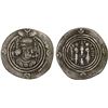 Image 1 : ARAB-SASANIAN: 'Abd Allah b. al-Zubayr, 680-692, AR dirham (3.32g), ST (Istakhr), AH63, Fine