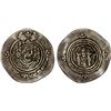 Image 1 : ARAB-SASANIAN: Mus'ab b. al-Zubayr, ca. 685-690, AR drachm (3.91g), KLMAN-AN, AH69, F-VF