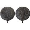 Image 1 : ARAB-SASANIAN: Khusraw type, ca. 653-670, AE pashiz (2.41g), NM, ND, crude VF