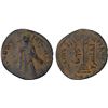 Image 1 : ARAB-BYZANTINE: Standing Caliph, ca. 692-700, AE fals (2.69g), Qinnasrin, VF