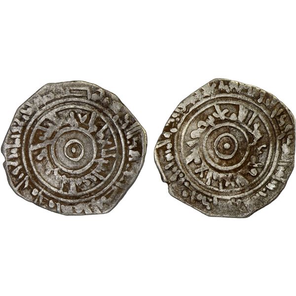 FATIMID: al-'Aziz, 975-996, AR 1/2 dirham (1.36g), Misr, AH382, nice Fine