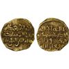 Image 1 : FATIMID: al-Mustansir, 1036-1094, AV 1/4 dinar (0.93g), NM, ND, VF