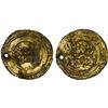 Image 1 : FATIMID: al-Mustansir, 1036-1094, gilt 1/4 dinar, crude VF