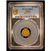 Image 2 : EGYPT: Abdul Aziz, 1861-1876, AV 10 qirsh, Misr, AH1277 year 12, PCGS MS61