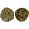 Image 1 : SAFFARID: Khalaf b. Ahmad, 3rd reign, 981-1000, AV fractional dinar (0.96g), Sij(istan), AH37x, bold