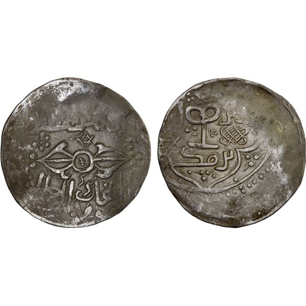 CHAGHATAYID KHANS: Tarmashirin, 1326-1333, AR dinar (7.98g), Tirmidh, AH72x or 73x, VF