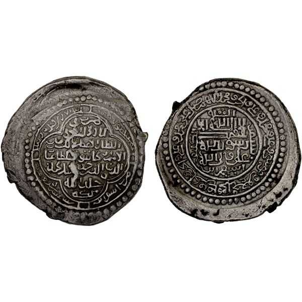ILKHAN: Uljaytu, 1304-1316, AR dinar (6 dirhams) (12.86g), Isfarayin, AH710, VF
