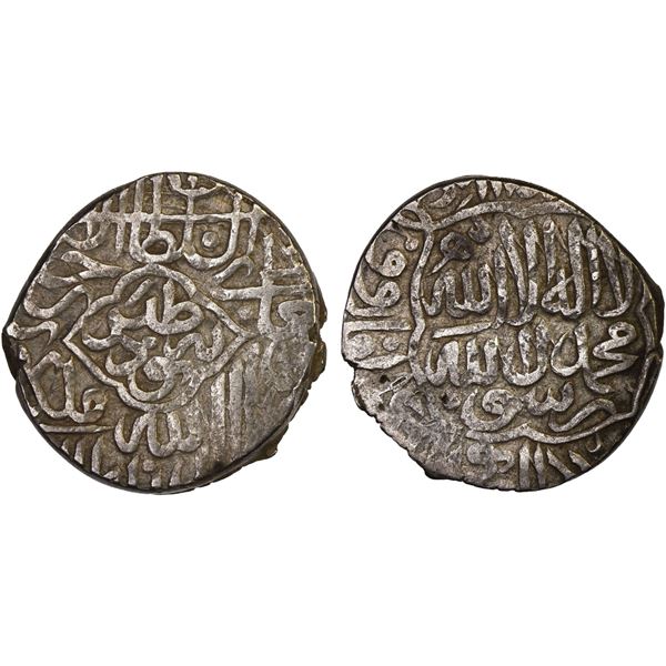TIMURID: Sultan Husayn, 1469-1506, AR tanka (4.84g), Tabas, ND, VF