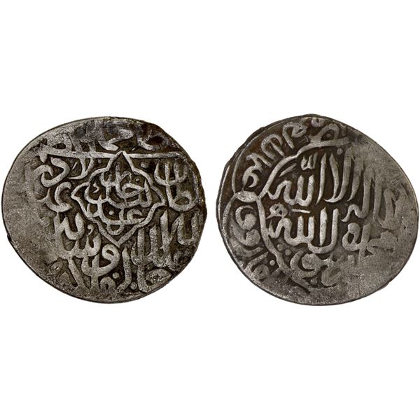 TIMURID: Muhammad Muhsin Khan, 1506-1507, AR tanka (4.62g), NM, ND, VF