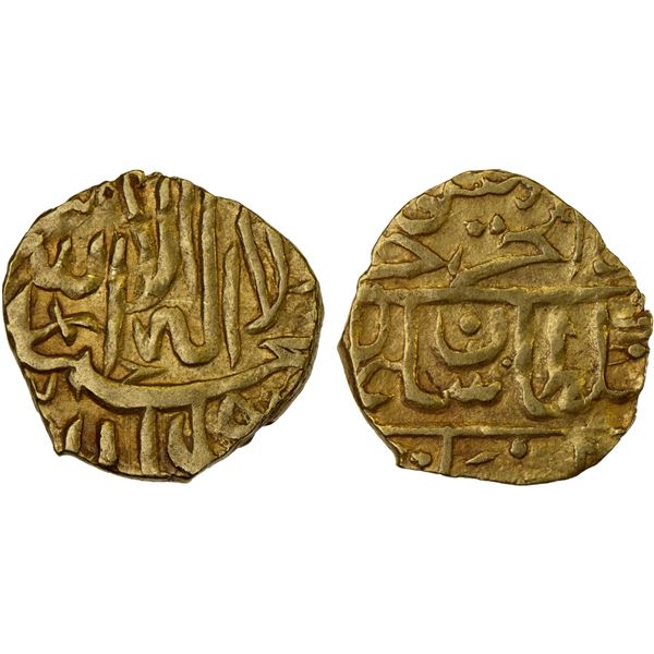 TIMURID: Sulayman Mirza, 1529-1584, AV 1/12 Indian mohur (0.91g), [Badakhshan], ND, decent VF