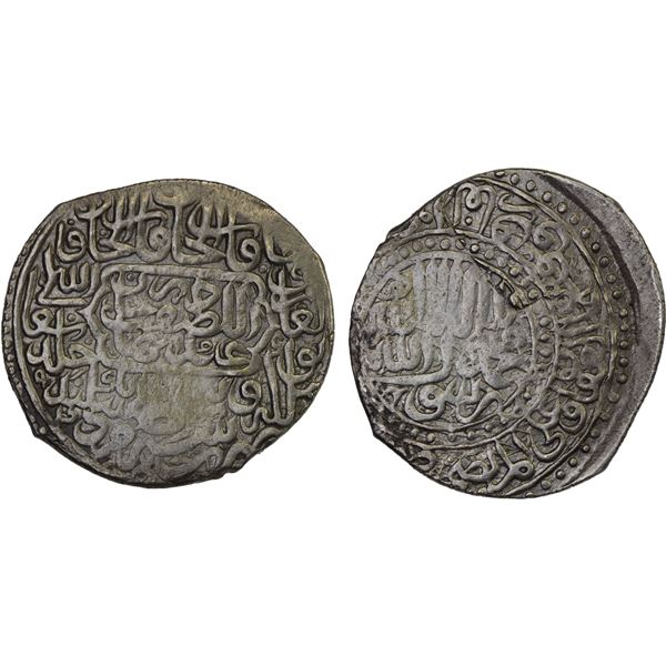 SHAYBANID: 'Abd al-Latif, 1540-1552, AR tanka (4.73g), Tashkent, AH947, F-VF