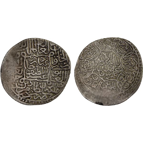 SHAYBANID: 'Abd al-Latif, 1540-1552, AR tanka (4.68g), Tashkent, ND, F-VF