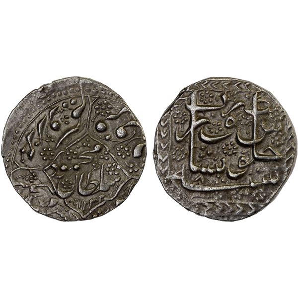 AFGHANISTAN: DURRANI: Mahmud Shah, 1809-1817, AR rupee (10.70g), Peshawar, AH1232 year 8, XF-AU