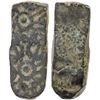 Image 1 : GANDHARA: Punchmarked, ca. 450-300 BC, AE shatamana (11.41g), VF