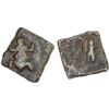 Image 1 : SAURASHTRA: Anonymous, 1st century BC, AE square unit (2.50g), F-VF