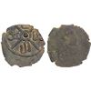 Image 1 : KADAMBAS OF BANAVASI: Dosharashi Krishnavarma II, 5th century, potin unit (0.43g), Choice XF