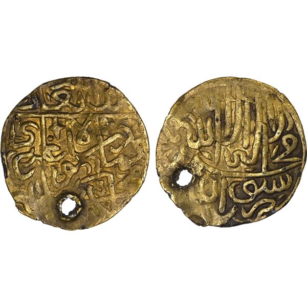 MUGHAL: Humayun, 1530-1556, AV fractional mithqal (0.66g), [Badakhshan], ND, F-VF