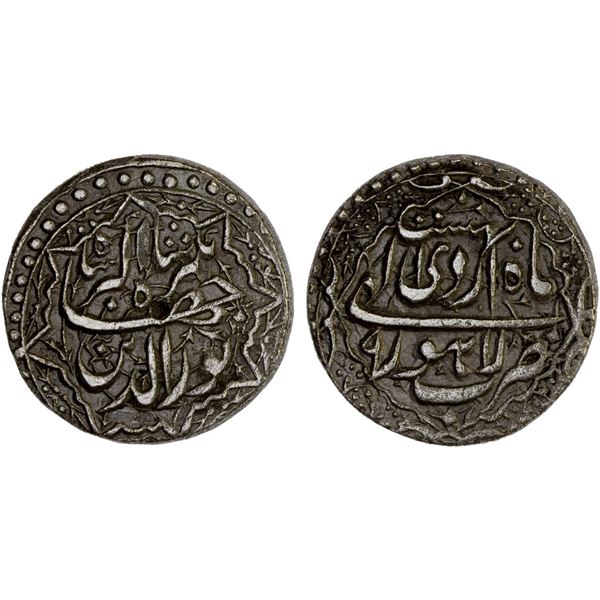 MUGHAL: Jahangir, 1605-1628, AR rupee (11.07g), Lahore, year 9, XF