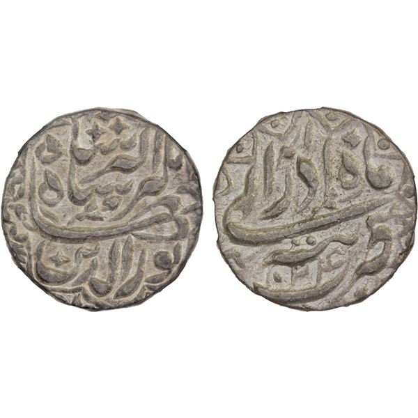 MUGHAL: Jahangir, 1605-1628, AR rupee, Tatta, AH1024 year 10, NGC AU55