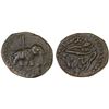 Image 1 : MYSORE: Tipu Sultan, 1782-1799, AE 1/4 paisa (akhtar) (2.79g), Patan, AM1224, VF