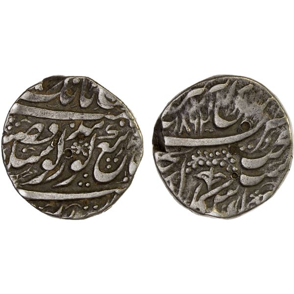 SIKH EMPIRE: AR mora rupee (11.05g), Amritsar, VS1862, VF