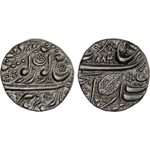 SIKH EMPIRE: AR rupee (10.97g), Amritsar, VS[18]85, XF
