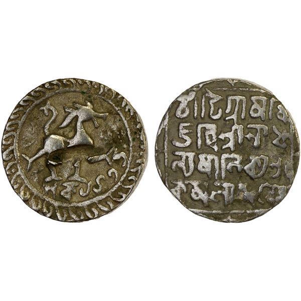 TRIPURA: Dhanya Manikya, 1490-1526, AR tanka (10.47g), SE1435, VF