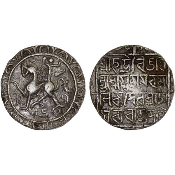TRIPURA: Amara Manikya, 1577-1586, AR tanka (10.59g), SE1503, VF